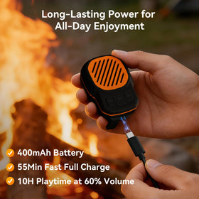 KUANGXIANG built-in mic enables hands-free calls on the go.