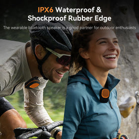 KUANGXIANG durable speaker with shockproof rubber edge ready for outdoor adventures.