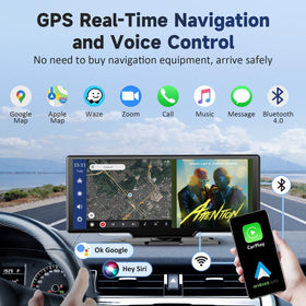Kuayvan 10-inch IPS HD touch screen for clear visuals