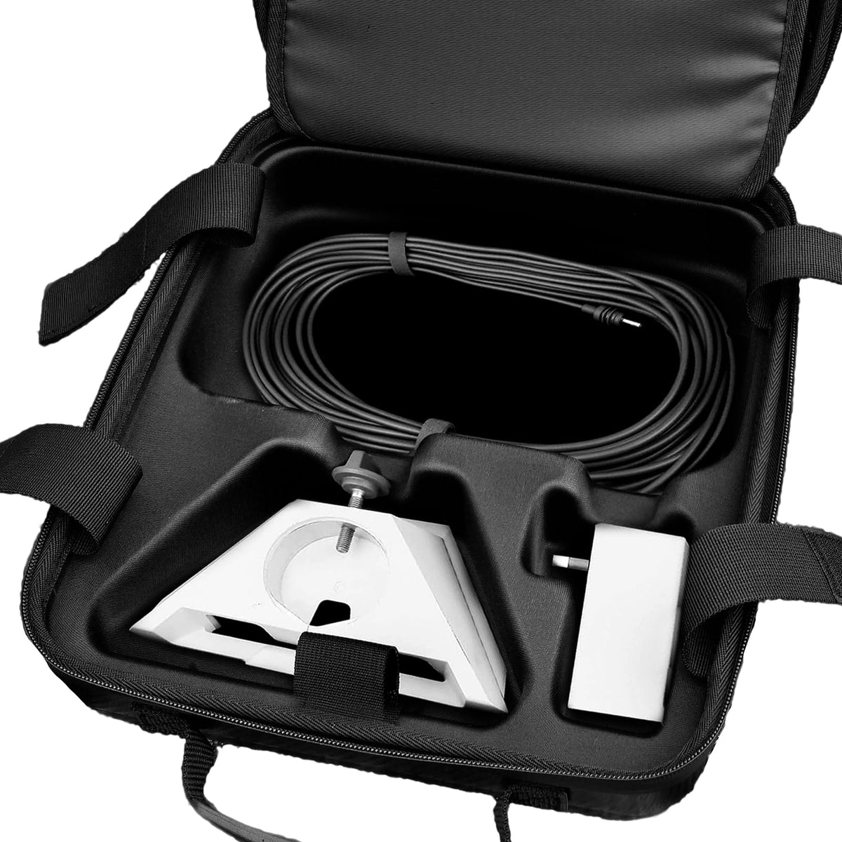 KuBeiBear Starlink Mini Carry Case waterproof zipper keeps gear dry in rain or splashes