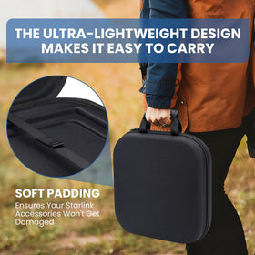 KuBeiBear carry handle being held showing comfortable one-handed transport