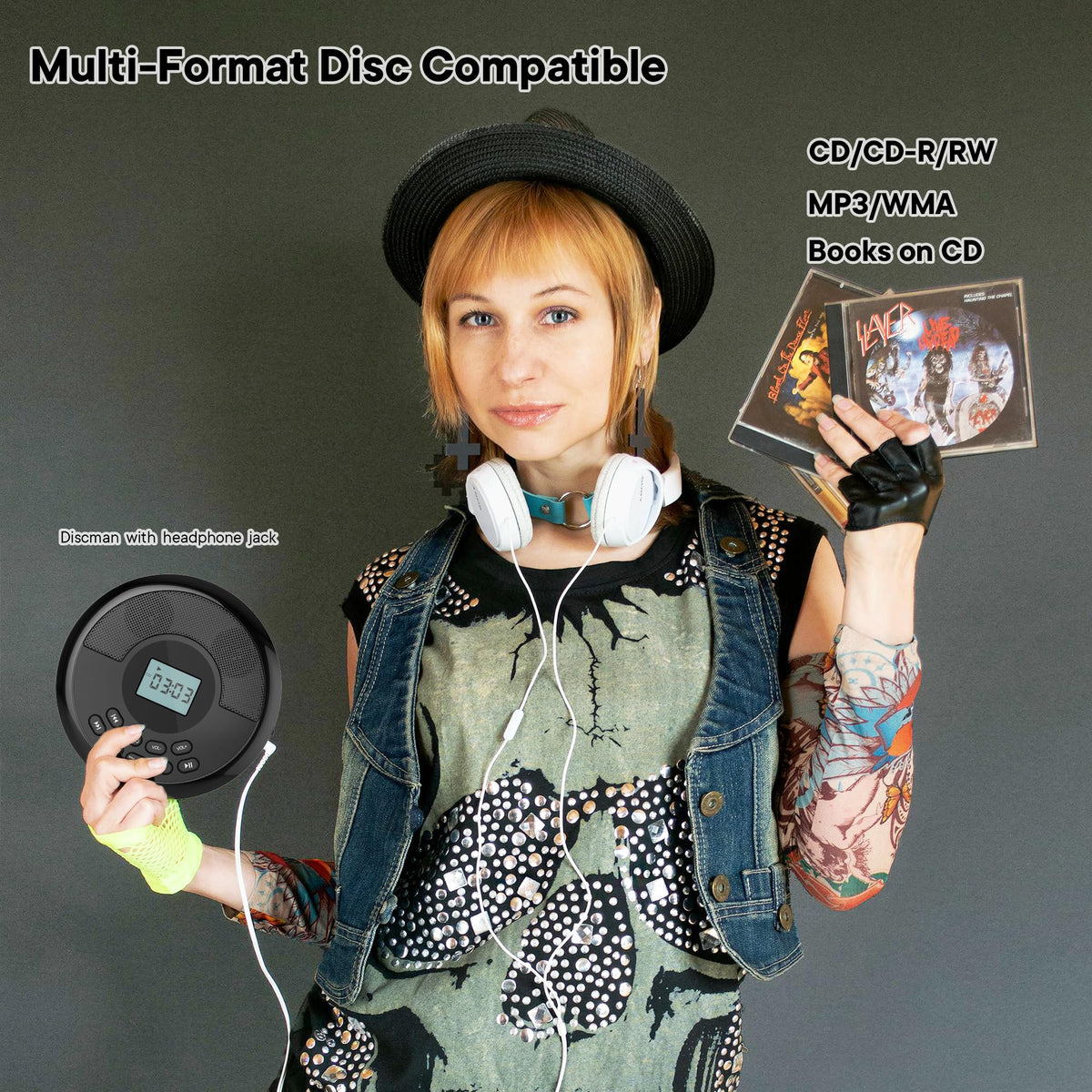 Kuephom paired headphones included for private listening convenience