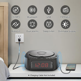 Kuephom remote close-up demonstrates simple buttons and convenient bedside control