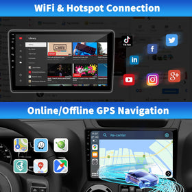 KUFUESGGERTA Bluetooth 5.0 and steering wheel control for safer driving