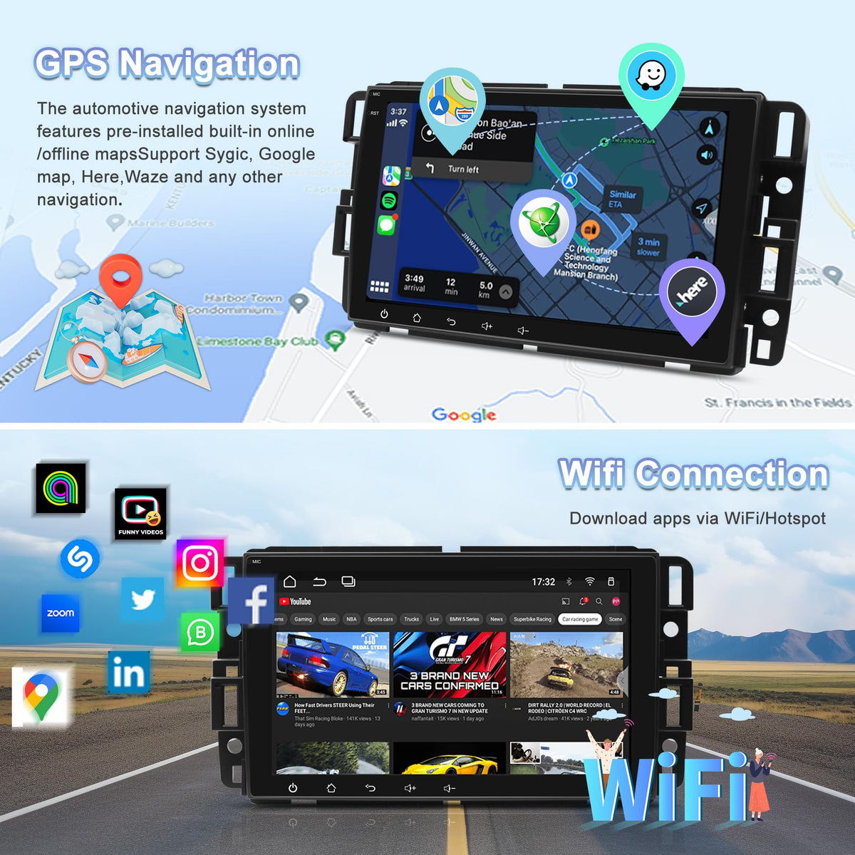 KUFUESGGERTA GPS online and offline navigation with reliable directions