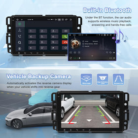 KUFUESGGERTA HD backup camera input for safer parking