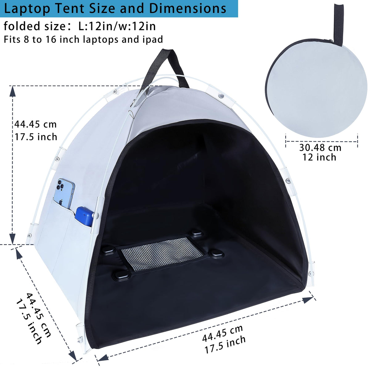 KUI WAN set up at an outdoor café improving visibility and focus
