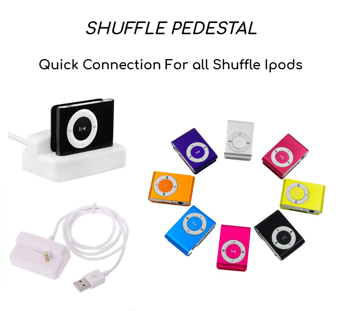 KUJOBUY iPod Classic dock on nightstand, a secure charging station.