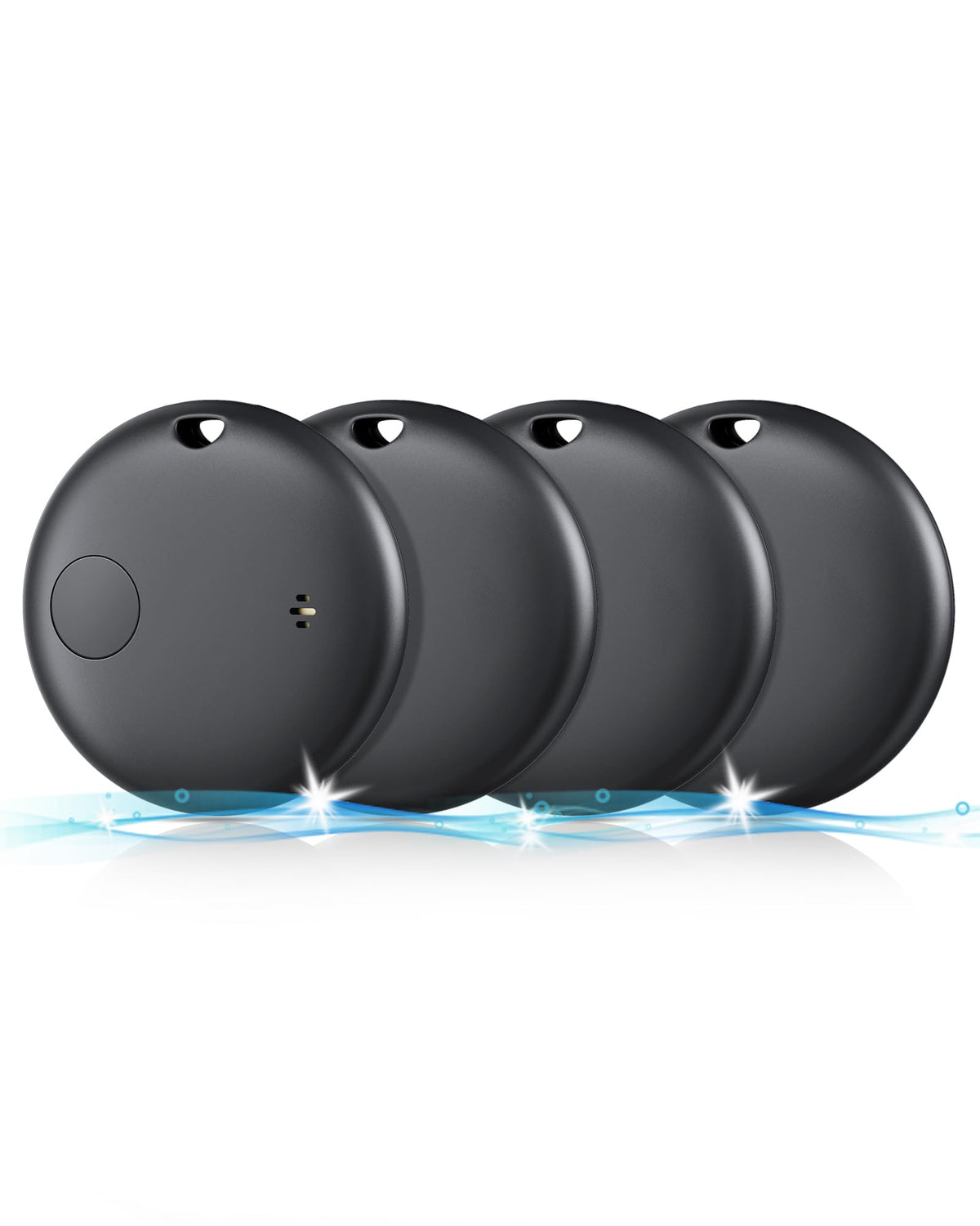 KUKIHO 4-pack Bluetooth Tracker for iOS keeps belongings easy to locate.