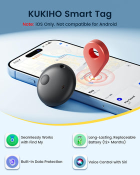 KUKIHO and Find My setup enables one-tap pairing for quick tracking.