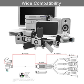 KUNCAN powering a home office desk setup for organized device connections