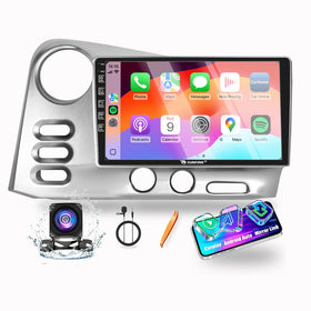 KUNFINE 9 inch IPS headunit with touch display for CarPlay connectivity.
