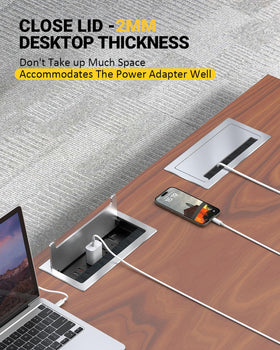 Kungfuking hub USB-A ports: multiple devices charged