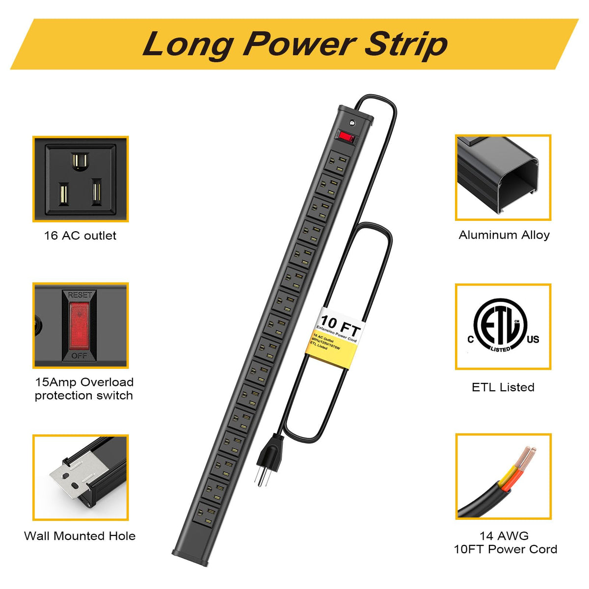 Kungfuking cord length and grounded plug detail for extended reach benefit