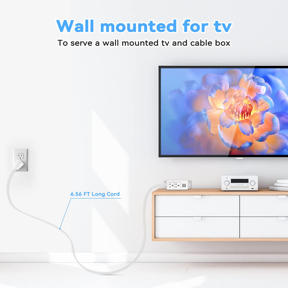 Kungfuking anti-fire ABS+PC body enhances home safety.