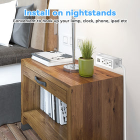 Kungfuking flat plug reduces cord clutter and tripping hazards.