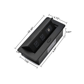 Kungfuking unit next to ruler demonstrating overall size to plan installation