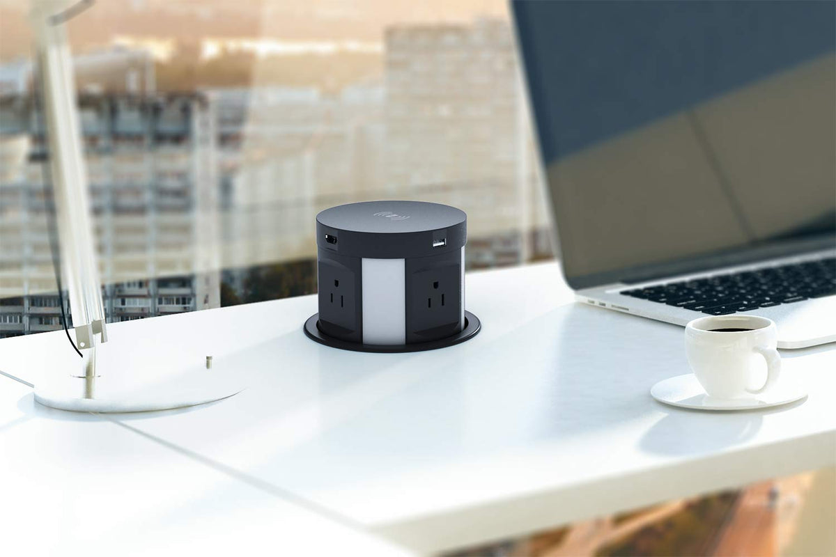 Kungfuking wireless charger top enables hands-free charging.