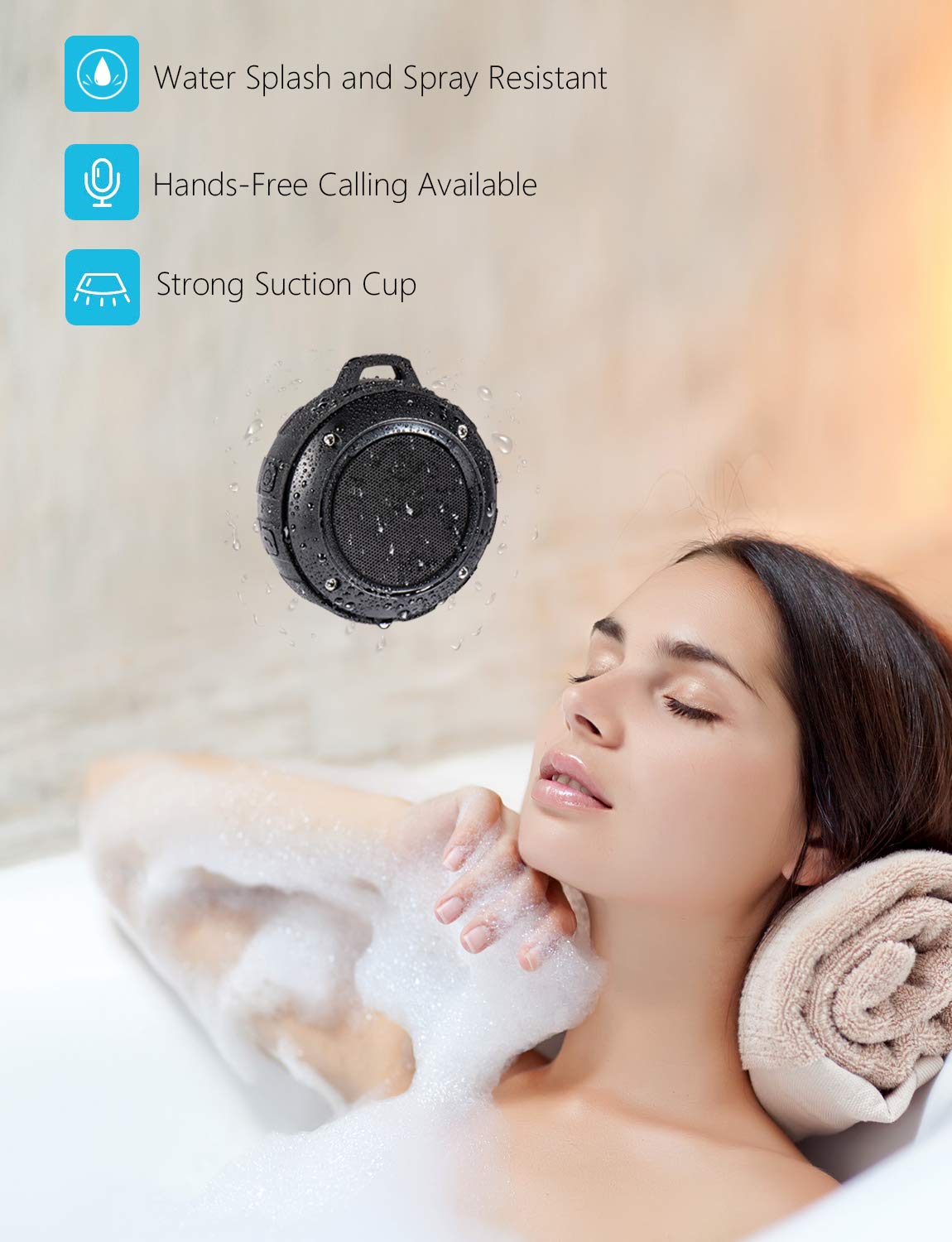 Kunodi Bluetooth 5.0 ensures quick pairing with phones and tablets.