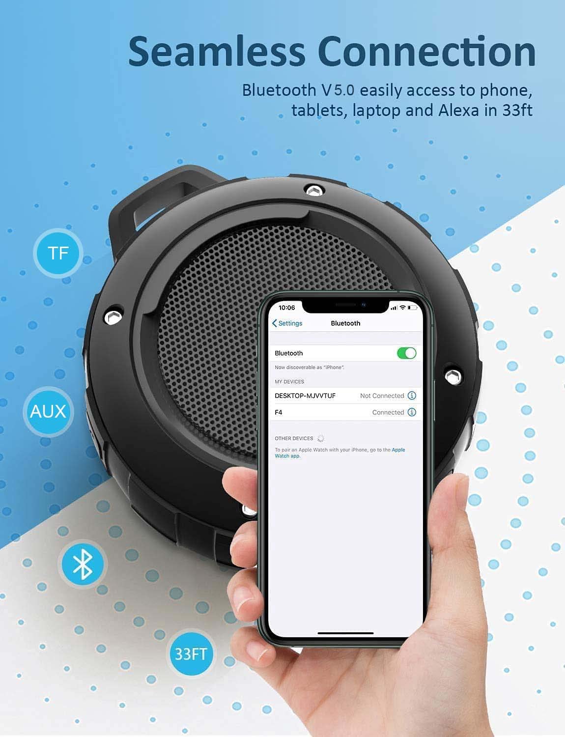 Kunodi battery indicator visualization helps monitor playback time on the go.