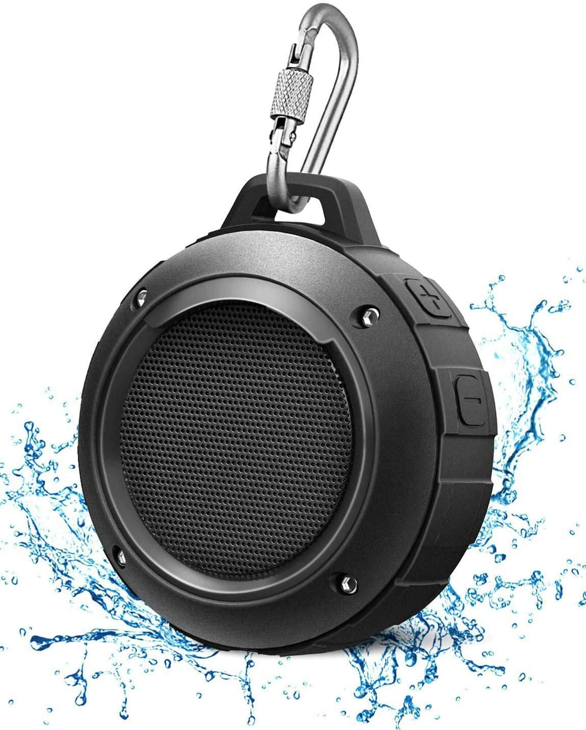 Kunodi front view of the outdoor speaker showing compact design and clear stereo sound.