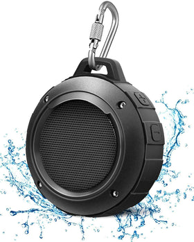 Kunodi front view of the outdoor speaker showing compact design and clear stereo sound.