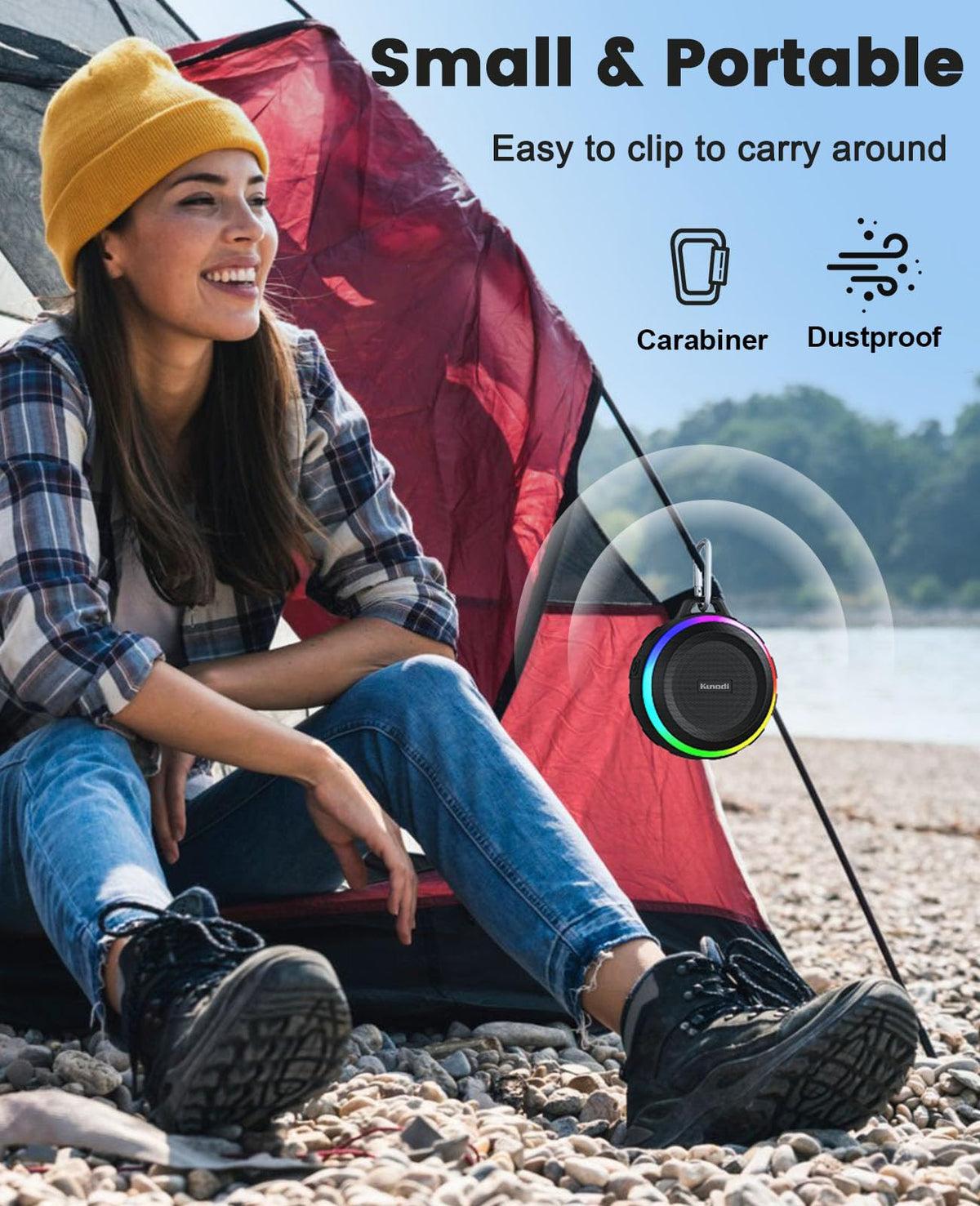 Kunodi Bluetooth 5.0 with USB-C charging for easy setup.