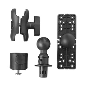 KUNPENG close-up of upgraded ball head and tightening knob, enables secure adjustable angle