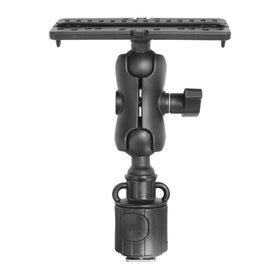 KUNPENG bracket front view showing round base and mounting hardware, improves device stability