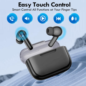 Kurdene earbuds provide up to 48 hours playtime for long trips.