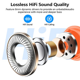 Kurdene earbuds four mics deliver clear calls during workouts