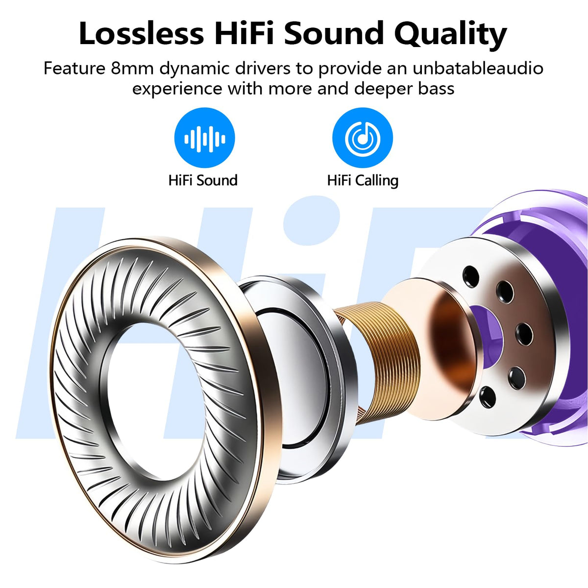 Kurdene built-in mics deliver clear calls with AI noise reduction