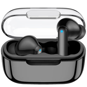 kurdene wireless earbuds with charging case offer fast one-step pairing and extended battery life.