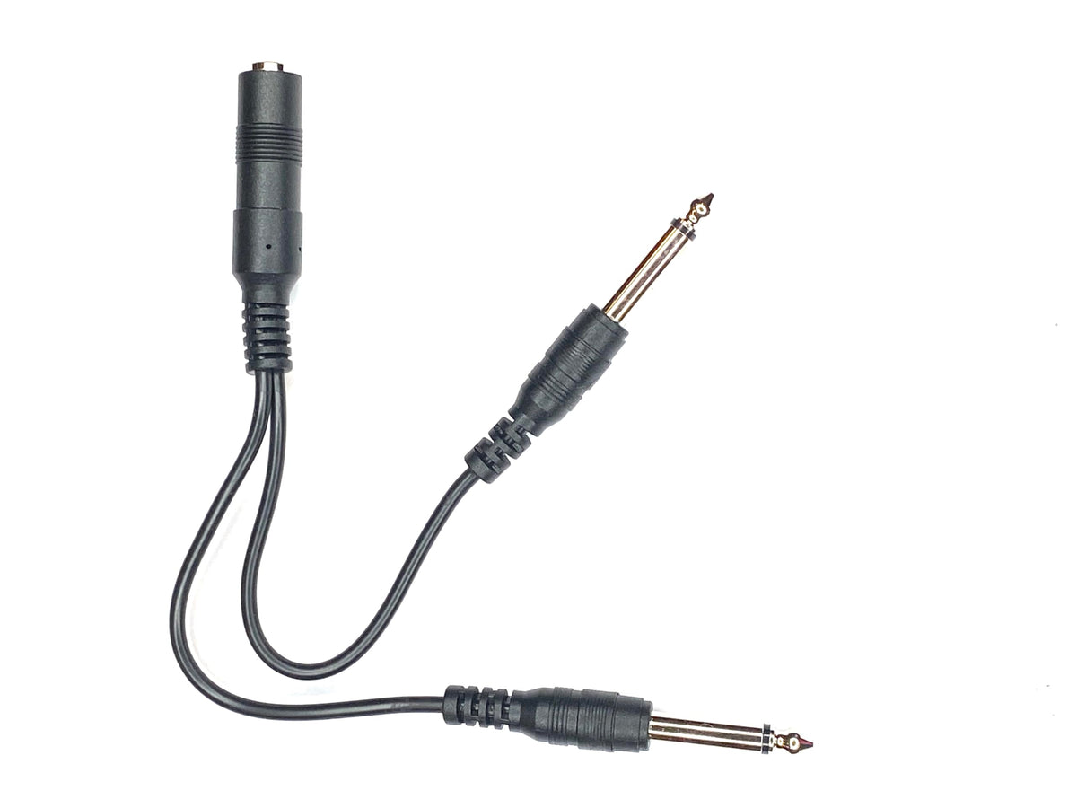 Kurrent Electric black plastic housing covers most of the cable