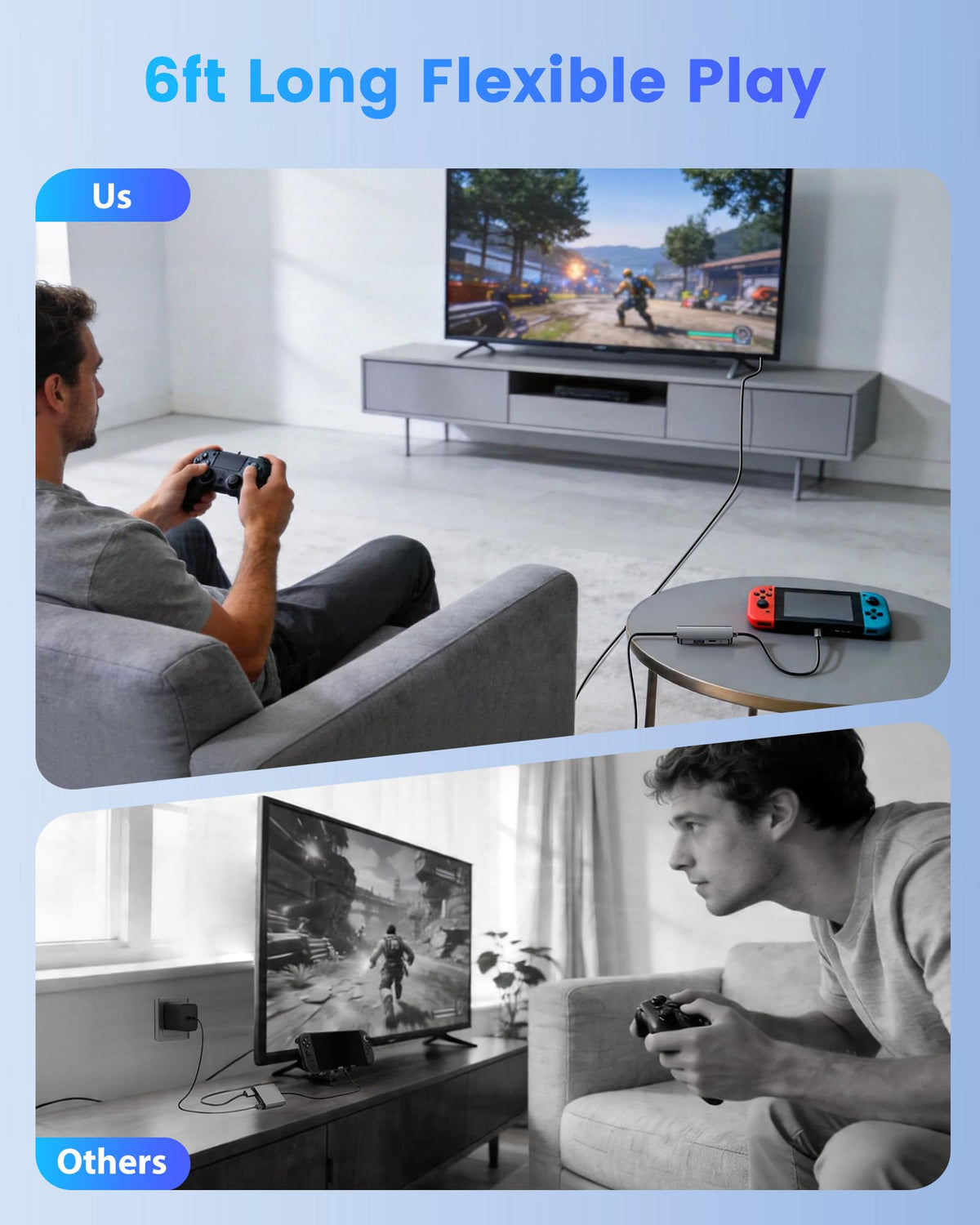Kurtmark Switch 2 Dock travel-friendly design fits in a backpack.