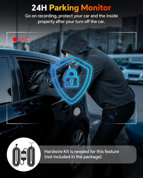 Kussla 64GB SD card inserted into dash cam emphasizing immediate recording capability