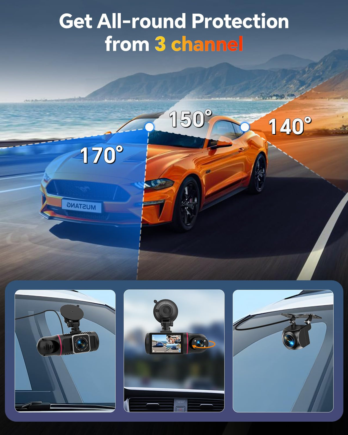 Kussla rear camera angle highlighting rear coverage and enhanced incident capture