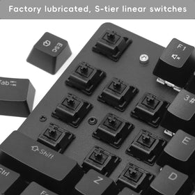 Kutethy Gateron Oil King switches with LED compatibility for customizable lighting.