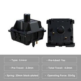 Kutethy Gateron Oil King switches packaging ready for safe storage before installation.