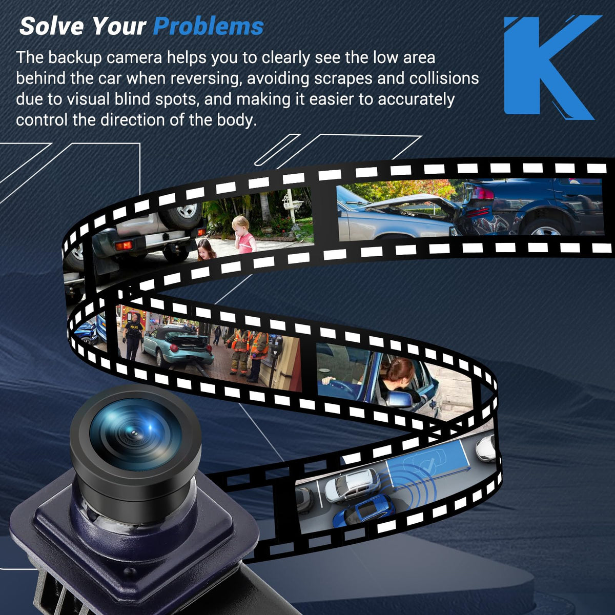 KUTTOLE lens close-up highlighting clear optics for sharper images