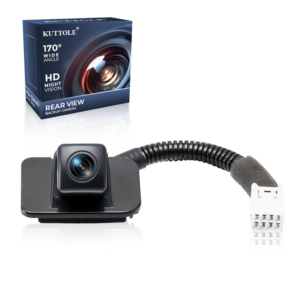 KUTTOLE backup camera with 170° wide-angle enhances rear visibility for Honda Accord.