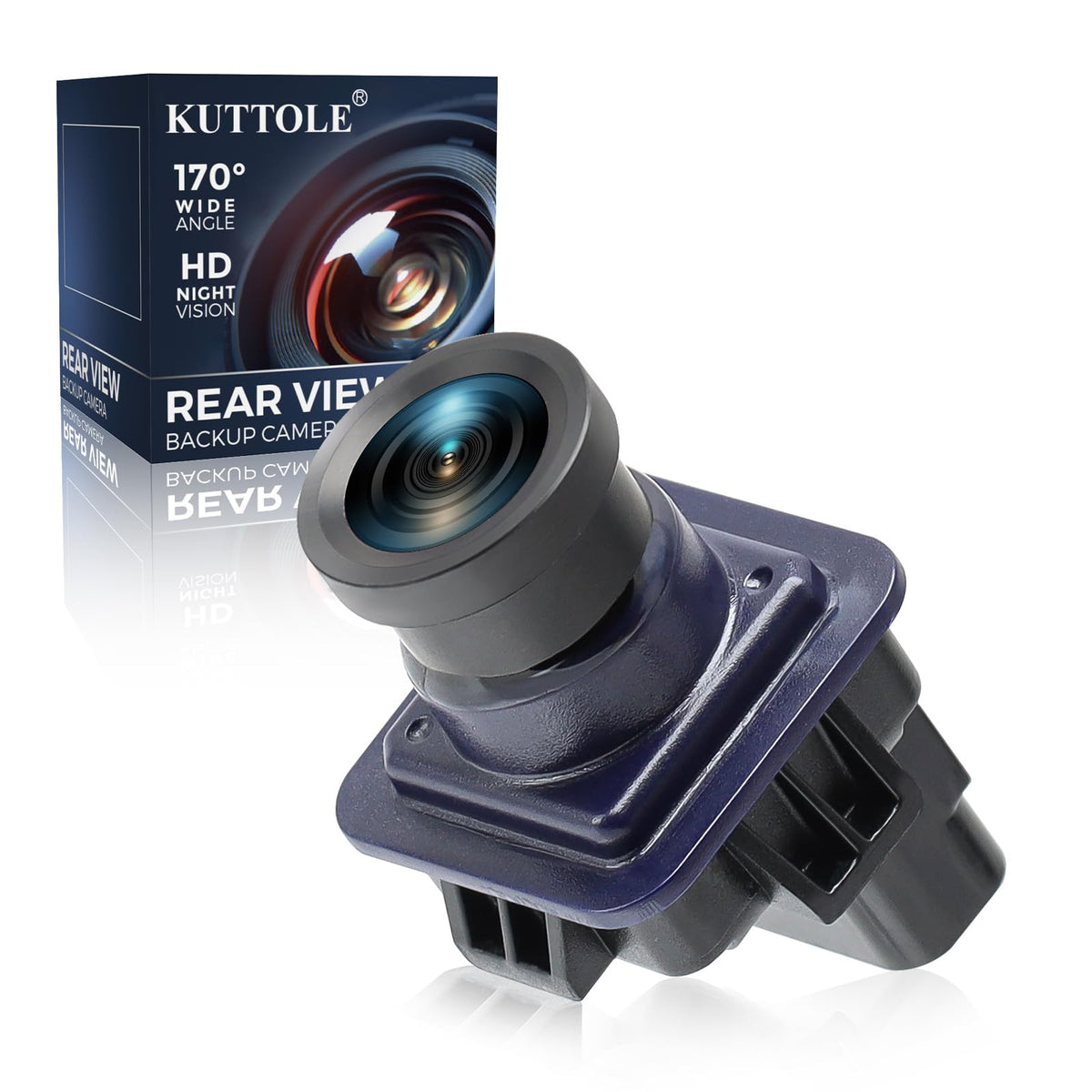 KUTTOLE front view of camera showing mounting and OEM fit benefit