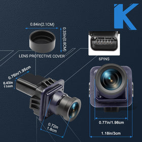 KUTTOLE camera next to ruler showing compact size and correct fit