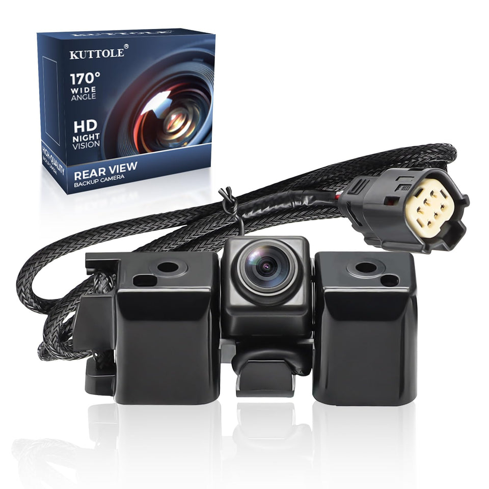KUTTOLE front assembly showing OEM-fit tailgate camera and clean mounting