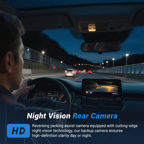 KUTTOLE camera installed on Dodge Charger bumper restoring park assist function