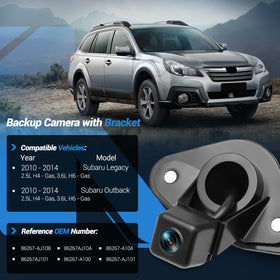 KUTTOLE IP68 waterproof rear camera ensures reliable performance in rain and snow.