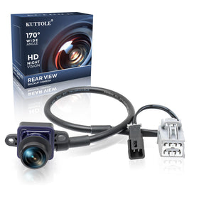 KUTTOLE front view of camera showing compact housing and clear mount, improves rear safety