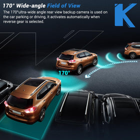 KUTTOLE night vision image example showing clearer low-light backing visuals