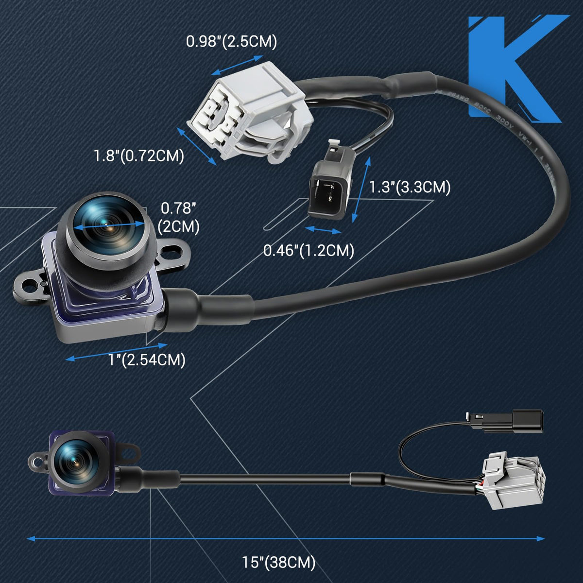 KUTTOLE camera next to a hand for scale showing compact size and easy handling