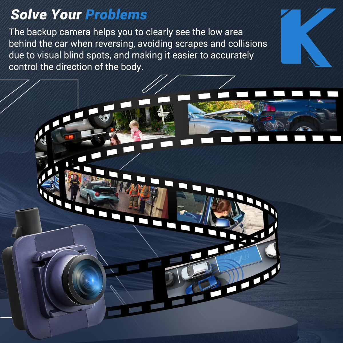 KUTTOLE camera connector and wiring for straightforward vehicle connection